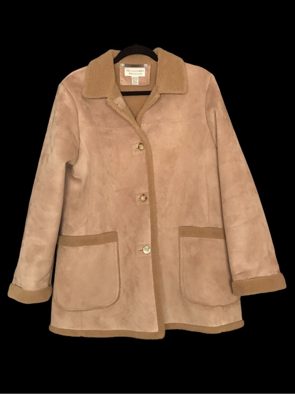 Mulberry Street Vintage Faux Suede Tan Jacket